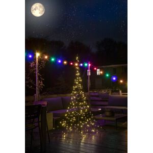 Fairybell vlaggenmast 2 meter 240 lampjes warm wit - afbeelding 2