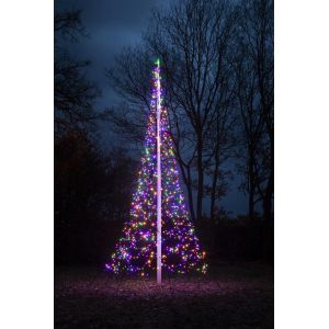 Fairybell vlaggenmast 6 meter 1200 lampjes multicolour - afbeelding 1