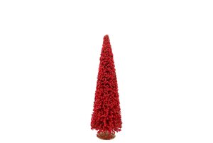 Glinsterende rode boom besjes 30 cm