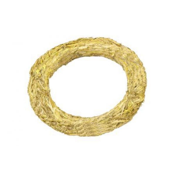 HBX Krans stro diameter 30cm naturel