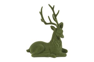 Hert mea kunststof 24 cm groen
