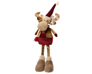Hert polyester 50 cm hoed rood