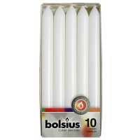 Bolsius huishoudkaars 10 stuks wit 23 cm - afbeelding 2