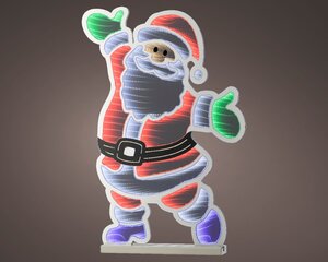 Infinity light led kerstman 60 cm