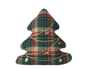 Kerst kussen 42x43 cm groen