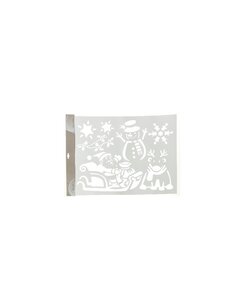 Kerst sjablonen slee 44 x 59 cm
