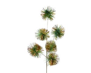 Kerst tak lametta 65 cm groen/goud
