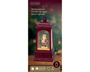 Kerst waterspinner kerstman warm wit - afbeelding 2