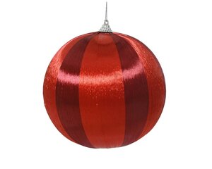 Kerstbal foam 8 cm ossenbloed