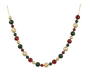 Kerstballen slinger 180 cm multi