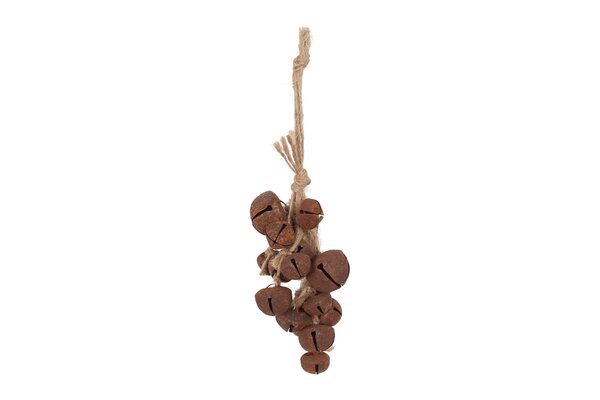 Kerstbelletjes falk 18 cm roest