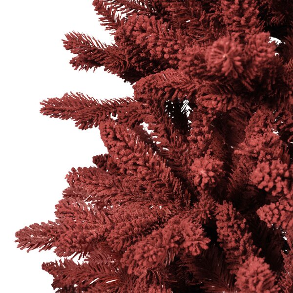 Kerstboom Burgundy fir 180 cm rood - afbeelding 3