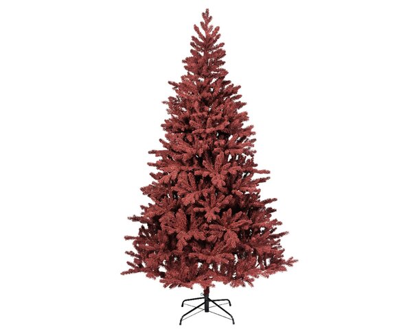 Kerstboom Burgundy fir 180 cm rood - afbeelding 1