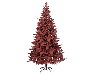 Kerstboom Burgundy fir 180 cm rood - afbeelding 4