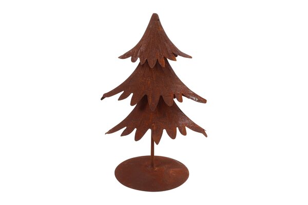 Kerstboom Demko metaal 20 cm roest