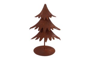 Kerstboom Demko metaal 20 cm roest