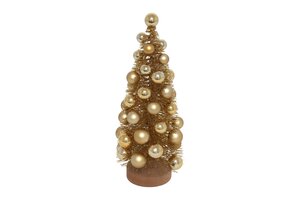 Kerstboom gascon 32 cm goud
