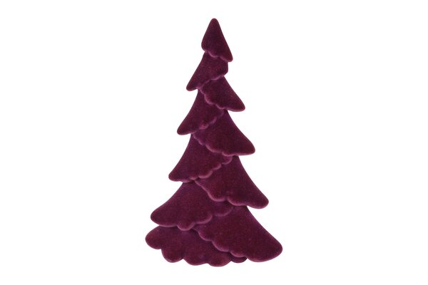 Kerstboom mea kunststof 31 cm paars