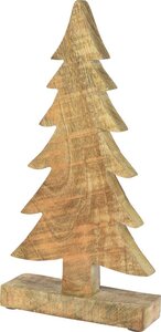 Kerstboom van hout 33 cm