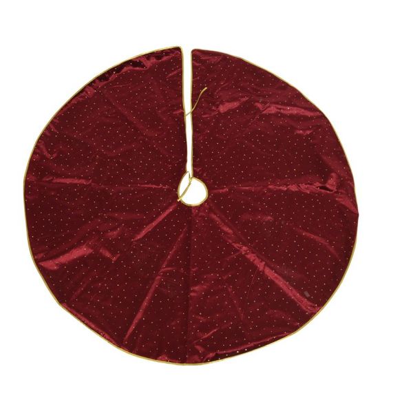 Kerstboomrok ossenbloed 120 cm