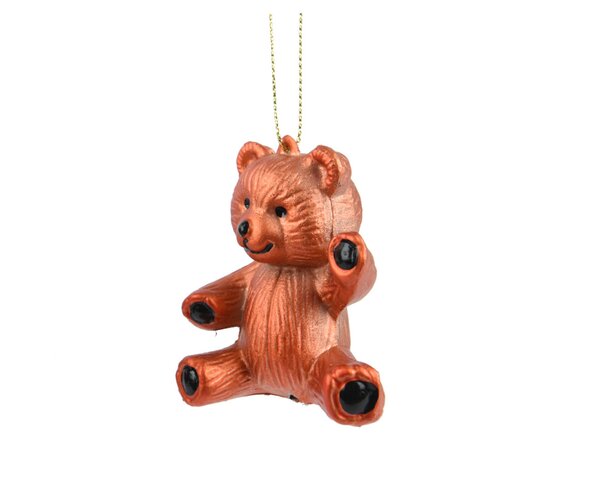 Kersthanger Beer licht bruin 7 cm