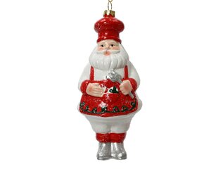 Kersthanger chef kerstman 7 cm