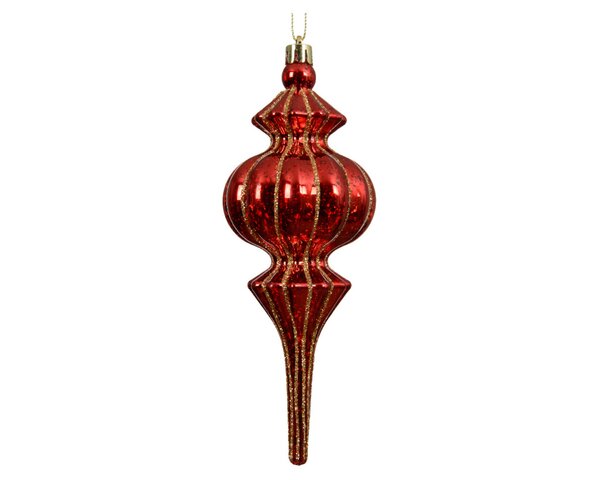 Kersthanger figuur 18 cm rood