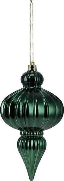 Kersthanger kunststof 17 cm groen