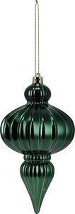 Kersthanger kunststof 17 cm groen