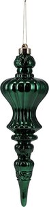 Kersthanger kunststof 31 cm groen