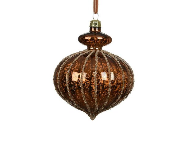 Kersthanger kunststof 8 cm espresso