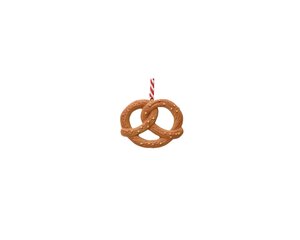 Kersthanger pretzel 6 cm