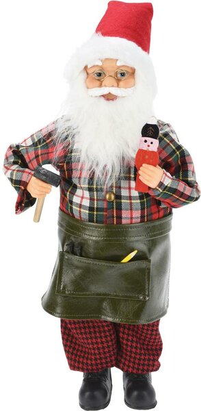 Kerstman 45 cm met hamer
