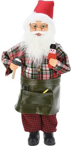 Kerstman 45 cm met hamer