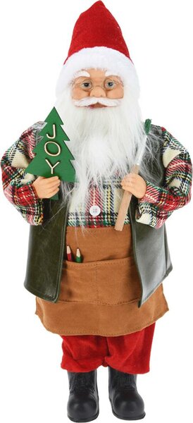 Kerstman 45 cm met kerstboom