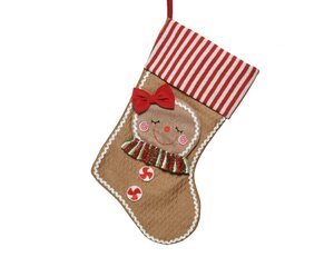 Kerstsok peperkoek meisje