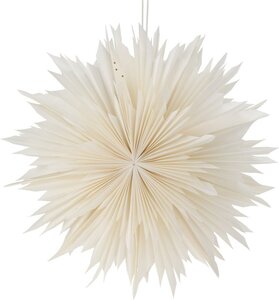 Kerstster van papier 50 cm wit