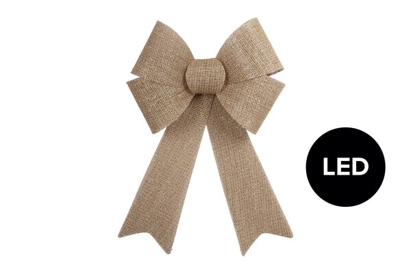 Kerststrik LED sanna 43 cm beige - afbeelding 1