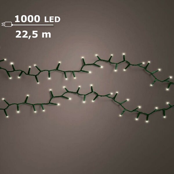 Kerstverlichting compact rice lights 1000 warm wit - afbeelding 1