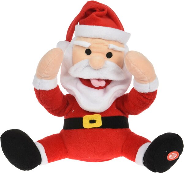 Kiekeboe kerstman met muziek