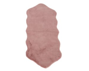 Kleed nepbont 130 x 60 cm velvet roze