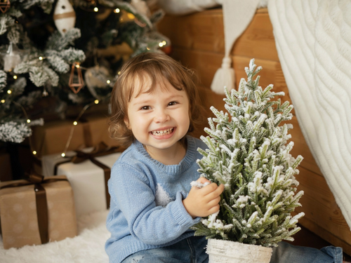 Kleine kunstkerstboom