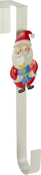 Kranshanger 37 cm wit kerstman
