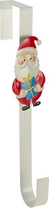 Kranshanger 37 cm wit kerstman