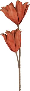 Kunstbloem protea met glitter 87 cm