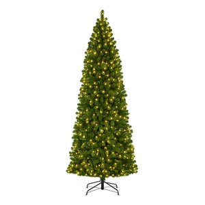 Kunstkerstboom Charlton slim met led 370 cm outdoor