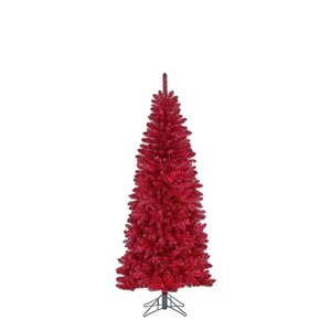 Kunstkerstboom Colchester 185 cm rood - afbeelding 2