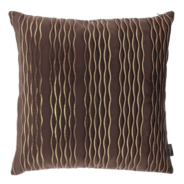 Unique Living kussen hilke 45 x 45 cm rocky brown