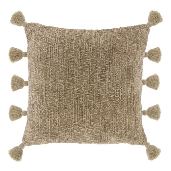 Unique Living kussen naomi 45x45 cm taupe