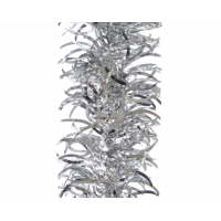 Lametta golfguirlande glans zilver